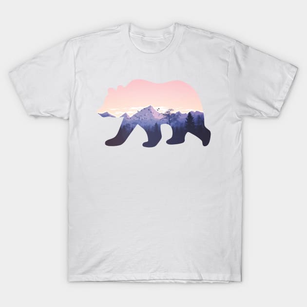 Bear's Adventure T-Shirt by giantplayful